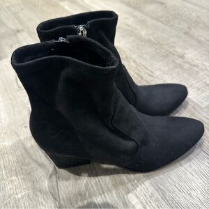 Marc Fisher black suede boots size 8